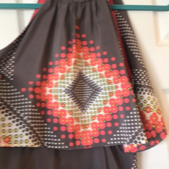 Jessica Simpson Halter Popover Flare Dress - Picture 4 of 6